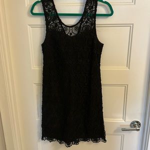 Lace black dress